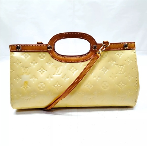 Louis Vuitton LV Hand Bag  Roxbury Drive Yellow Vernis - Picture 11 of 12